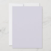 Invitation Mariage Rose Lilas Doré (Dos)