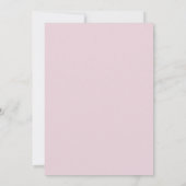 Invitation Mariage Rose Lilas Magenta (Dos)