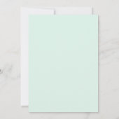 Invitation Mariage Rose Lilas Menthe (Dos)