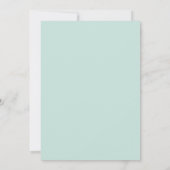 Invitation Mariage Rose Mauve Menthe (Dos)