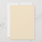 Invitation Mariage Rose Menthe Ocre (Dos)