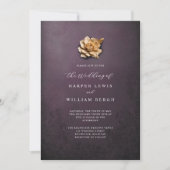 Invitation mariage rose minimaliste (Devant)