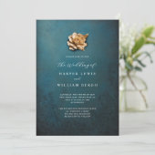 Invitation mariage rose minimaliste (Debout devant)