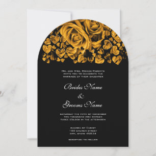 Invitation Mariage Rose or