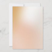 Invitation Mariage rose pastel Ombre (Dos)