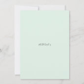 Invitation Mariage Rose Peinte de Prune (Dos)