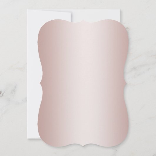 Invitation Mariage rose perle bleu (Dos)