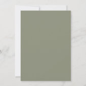 Invitation Mariage Rose Poudre d'Olive (Dos)