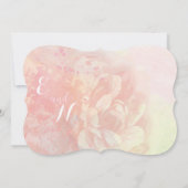 Invitation Mariage rose quartz et corail aquarelle (Dos)