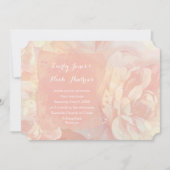 Invitation Mariage rose quartz et corail aquarelle (Devant)
