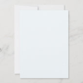 Invitation Mariage Rose Radiante Bleu Poudre (Dos)