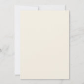 Invitation Mariage Rose Radieuse Jaune de Moutarde (Dos)