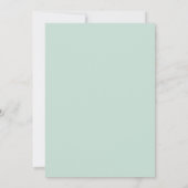 Invitation Mariage Rose Rose Mousse de Mer (Dos)