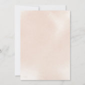 Invitation Mariage rose rose rose classique (Dos)