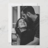 Invitation Mariage Rose Sage & Blanc (Dos)