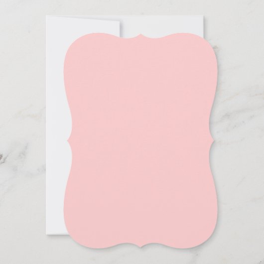 Invitation Mariage rose simple et brillant (Dos)