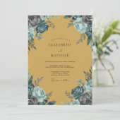 Invitation Mariage Rose Théâtre Moutarde (Debout devant)