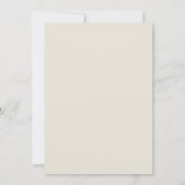 Invitation Mariage Roses Blanches et Beige (Dos)