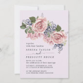 Invitation Mariage Rosy Minimal (Devant)