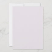 Invitation Mariage Rouge Violet Coquelicot (Dos)