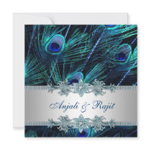 Mariage Royal Bleu et Argent Royal Bleu Paon