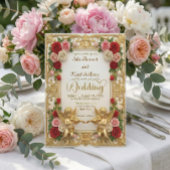 Invitation Mariage Royal de Cherubins de Conte de Fées Europé