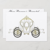 Invitation Mariage royal / Parti - SRF (Devant / Derrière)