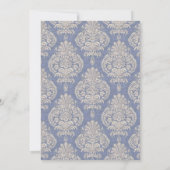 Invitation Mariage royal vintage de style chinois (Dos)
