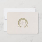 Invitation Mariage RSVP Art Nouveau William Morris Lavender (Dos)