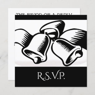 Invitation Mariage RSVP Bells