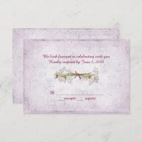 Mariage RSVP - bouquet de marguerite avec perles