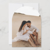 Invitation Mariage RSVP de la photo sous-jacente de l'arc des (Devant)