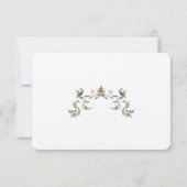 Invitation Mariage RSVP Insérer Victorian Belle Epoche (Dos)