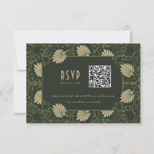 Invitation Mariage RSVP QR Code Nouveau