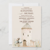 Invitation Mariage rural agricole (Devant)