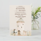 Invitation Mariage rural agricole (Debout devant)