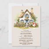 Invitation Mariage rural agricole (Devant)