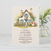 Invitation Mariage rural agricole (Debout devant)