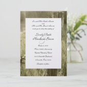 Invitation Mariage russe de Fencepost et Barbed Wire (Debout devant)