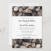 Invitation Mariage Rustique au Bord de la Plage avec des Gale (Dos)