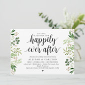 Invitation Mariage Rustique avec Dîner de Répétition de Verdu (Debout devant)