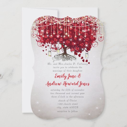Invitation Mariage Rustique Campagnard Pot en Grès Rouge & Ar (Devant)