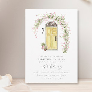 Invitation Mariage rustique Cottage Garden