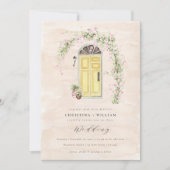 Invitation Mariage rustique Cottage Garden (Devant)