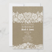 Invitation Mariage rustique dans la grange de la ferme Kraft  (Devant)