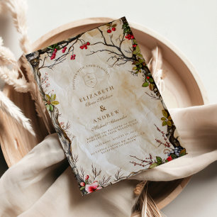 Invitation Mariage Rustique d'Automne aux Baies
