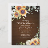Invitation Mariage Rustique d'Automne avec Citrouille Blanche (Devant)