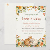 Invitation Mariage Rustique Emma Lucas (Devant / Derrière)