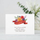 Invitation Mariage rustique en forme de coeur (Debout devant)