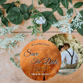 Invitation Mariage rustique Enregistrer la date conception du